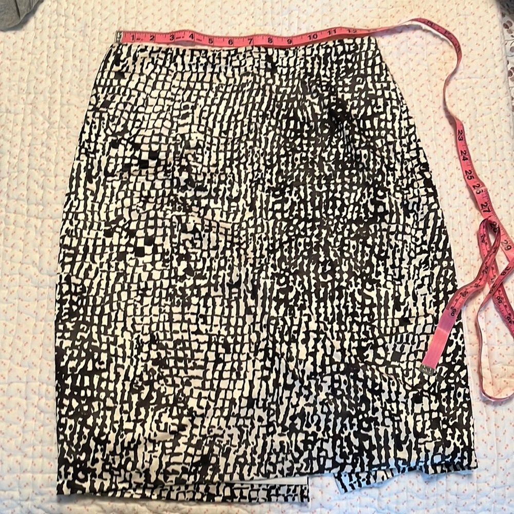 Ann Taylor 0 silk-cotton skirt